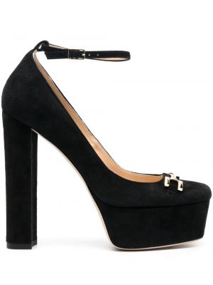 Pumps med bred passform Elisabetta Franchi svart