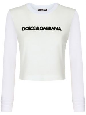 Μπλούζα Dolce & Gabbana λευκό
