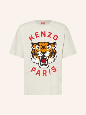 Koszulka oversize w tygrysie prążki Kenzo