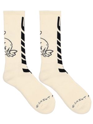 Памучни чорапи Saint Michael бежово