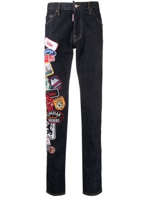 Slank stretch jeans Dsquared2 blå