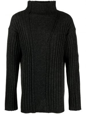 Асиметричен пуловер Yohji Yamamoto сиво