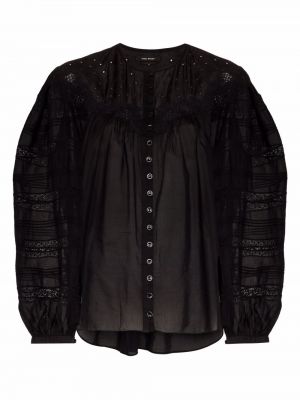 Krage bluse Isabel Marant svart