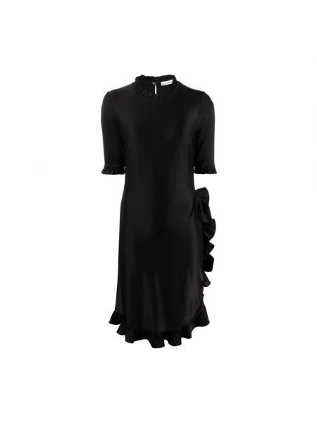 Czarna sukienka mini Paco Rabanne