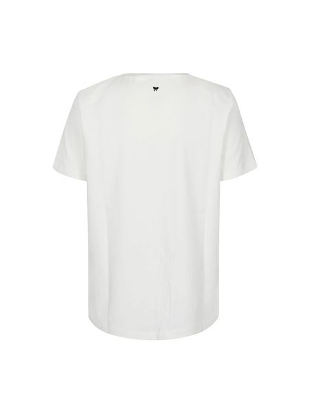 Haftowana koszulka Max Mara Weekend biała