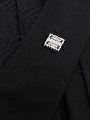 Seiden krawatte Givenchy schwarz