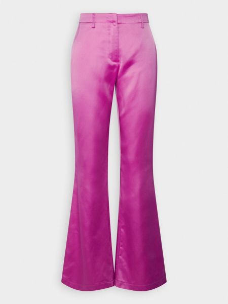 Spodnie Pieces różowe