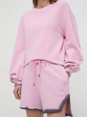 Pamučne kratke hlače Pinko ružičasta