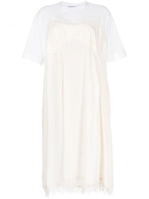 Krajkové šaty Simone Rocha bílé