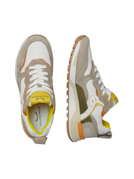 Sneakersy casual Voile Blanche beżowe