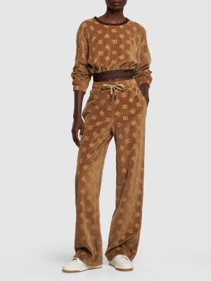 Pantalones de chándal Dolce & Gabbana beige