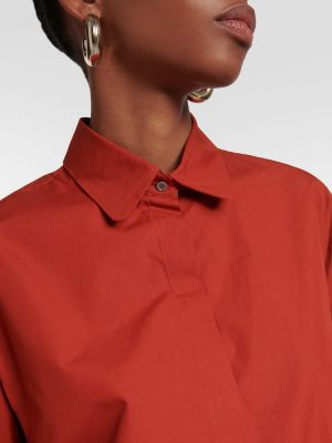 Camisa de algodón 's Max Mara naranja
