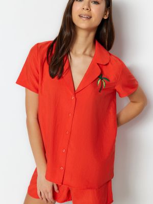 Piżama Trendyol - czerwony