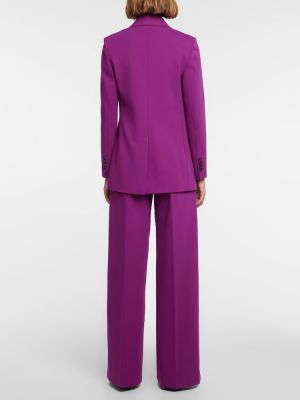 Jersey blazer Max Mara vijolična