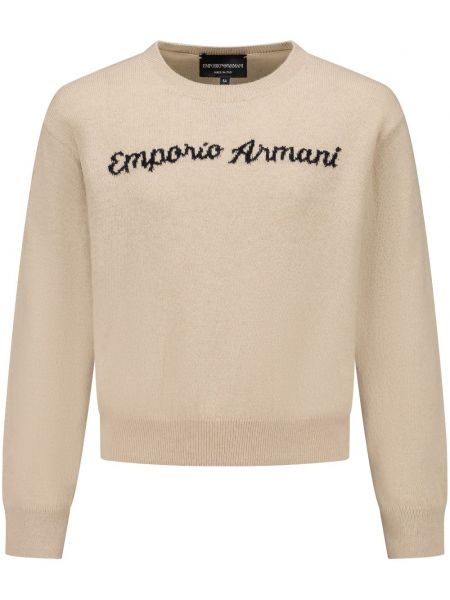 Pitkä villapaita tytöille Emporio Armani Kids