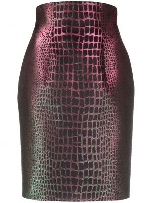 Suknja pencil Balmain ružičasta