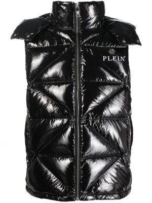 Стеганая куртка без рукавов Philipp Plein, черная