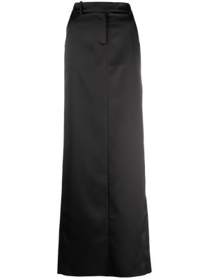 Saténové dlouhá sukně Giuseppe Di Morabito černé