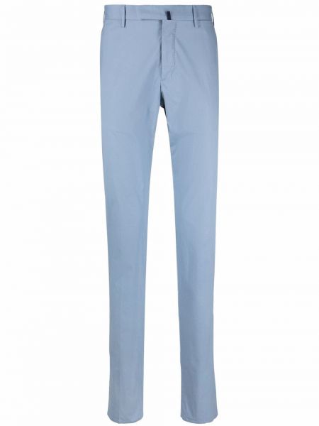 Pantaloni chino slim fit Incotex blu