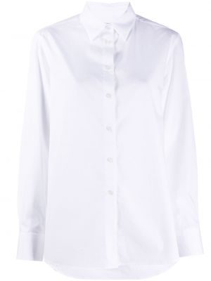 Camisa de cuello redondo Filippa K blanco