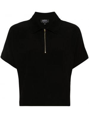 Polo krekls A.p.c. melns