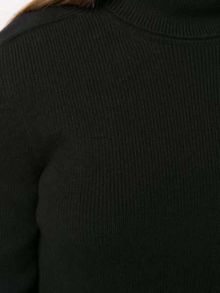 Dolcevita di cachemire in maglia Saint Laurent nero