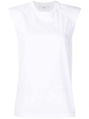 Camiseta sin mangas Tibi blanco