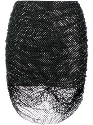 Mini sukně se síťovinou Giuseppe Di Morabito černé