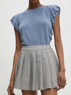 Mini suknja Answear Lab siva