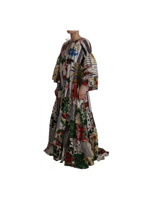 Vestido largo de flores Dolce & Gabbana