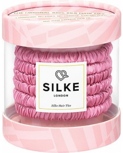 Gorro de pelo Silke London rosa
