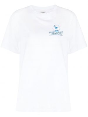 T-shirt z nadrukiem z printem Sporty And Rich