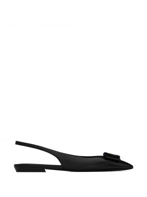 Nizki čevlji z lokom Saint Laurent črna