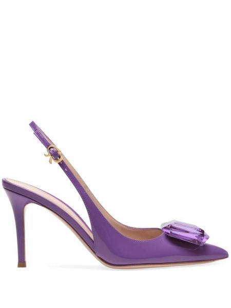 Slingback Gianvito Rossi violetti