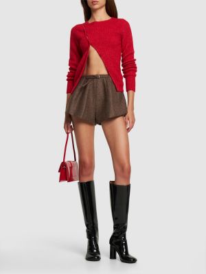 Suéter de lana Jacquemus rojo
