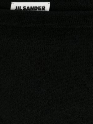Echarpe en laine Jil Sander noir