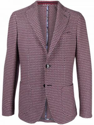 Jersey lang blazer Etro rød