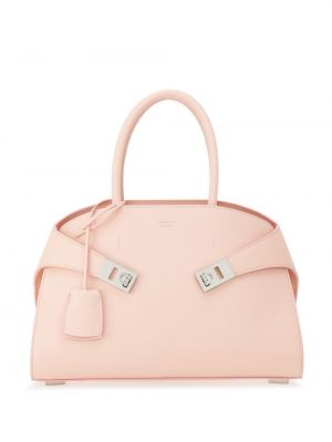 Nahka mini laukku Ferragamo pinkki