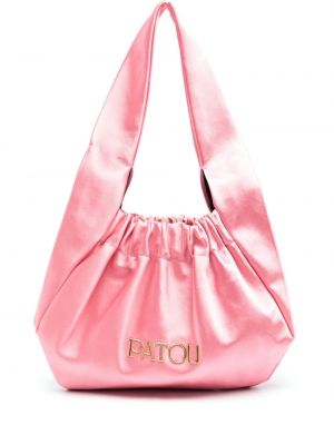 Saténová kabelka Patou růžová