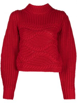 Вълнен пуловер Roseanna червено