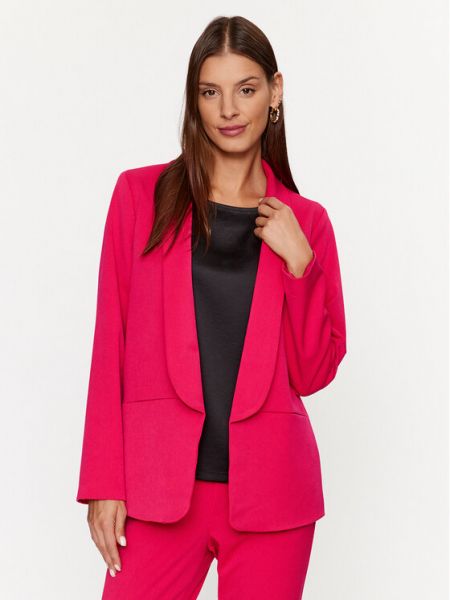 Длинная куртка Vila розовая