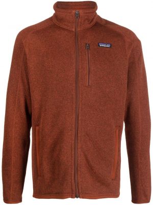 Fleece zip lang jakke Patagonia oransje