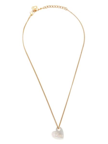 Висулка със златно покритие със сърца Christian Dior Pre-owned златисто