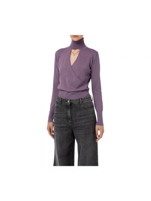 Pantalones Elisabetta Franchi violeta