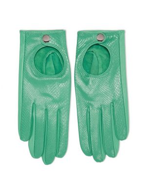 Rękawiczki skórzane klasyczne Wittchen zielone