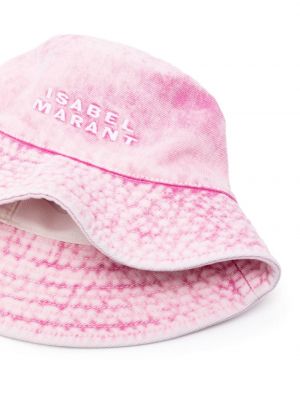 Tikitud müts Isabel Marant roosa