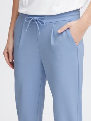 Pantaloni plissettati Ichi blu