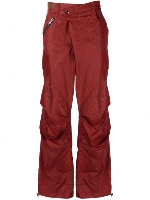 Pantaloni cu picior drept Andersson Bell roșu