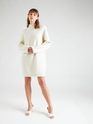 Πλεκτή φόρεμα Drykorn λευκό