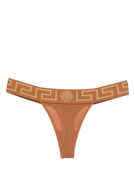 Tanga Versace kahverengi